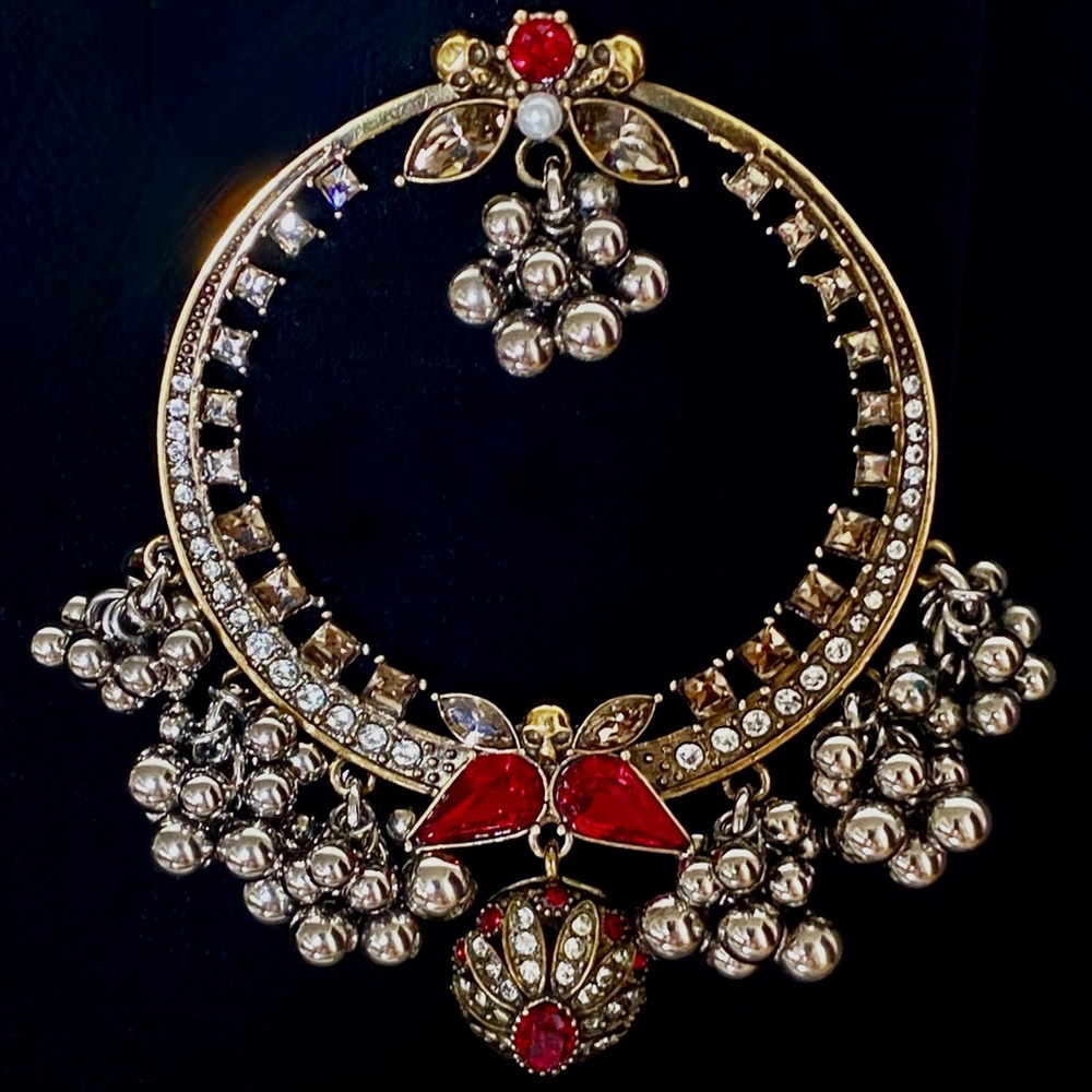 Alexander McQueen Gold Plated Swarovski Runway Earrings - Picture 15 of 15